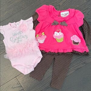 Baby girl boutique bundle Rare Editions baby essentials 6 months birthday party